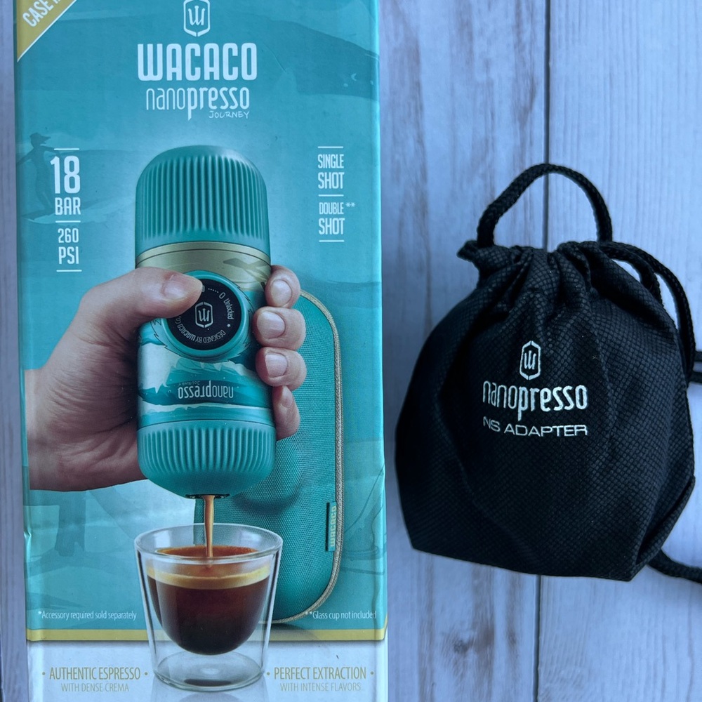 [RETIRED LIMITED EDITION DESIGN] WACACO Nanopresso + Case + Nespresso adapter